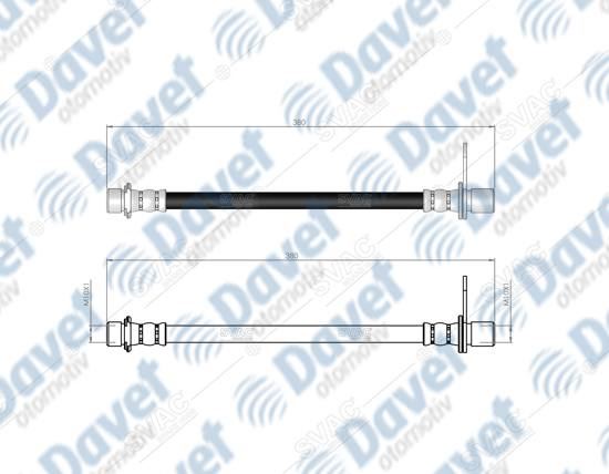 SVAC 760103 Arka Sol Fren Hortumu Avensis 97-03  ####